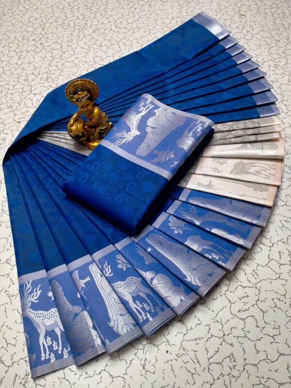 Art Silk Saree - Blue