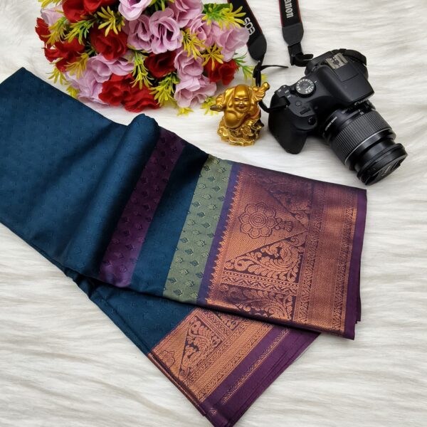 Art Silk Saree - Blue