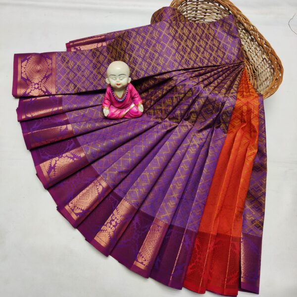 Art Silk Saree - Purple