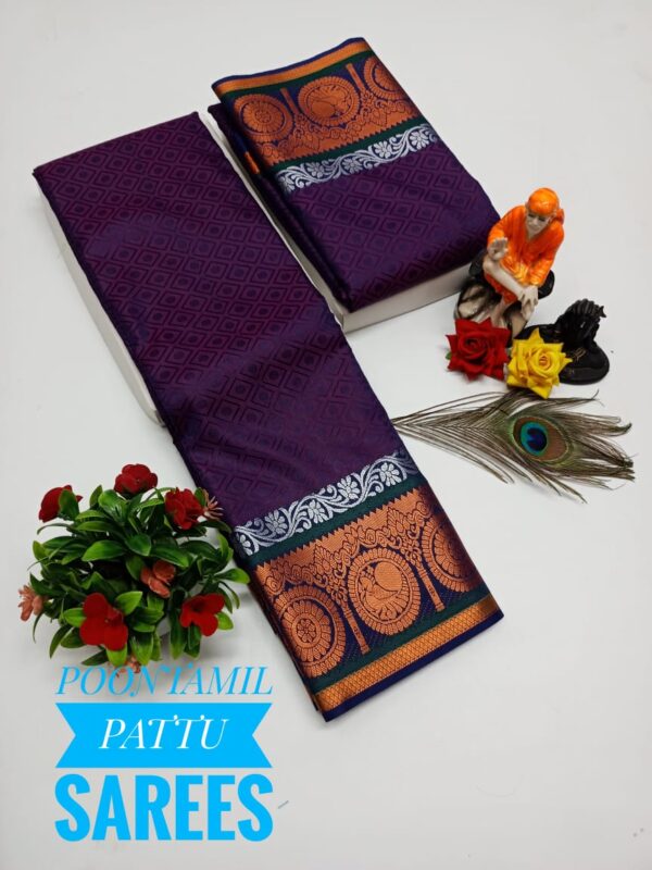 Art Silk Saree - Purple