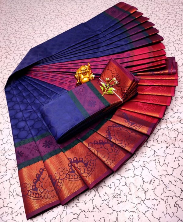 Art Silk Saree - Violet