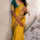 Art Silk Saree - Yellow