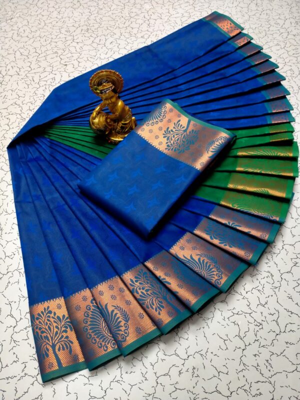 Art Silk Saree - Blue