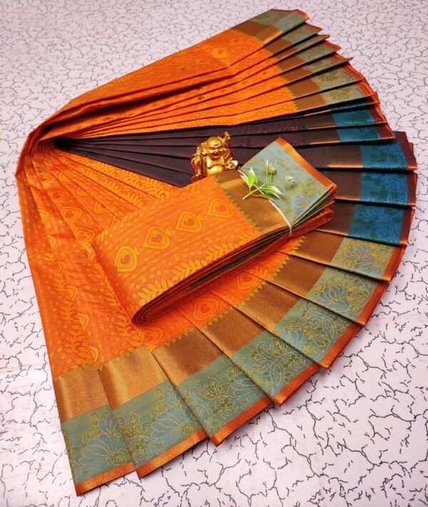 Art Silk Saree - Yellow