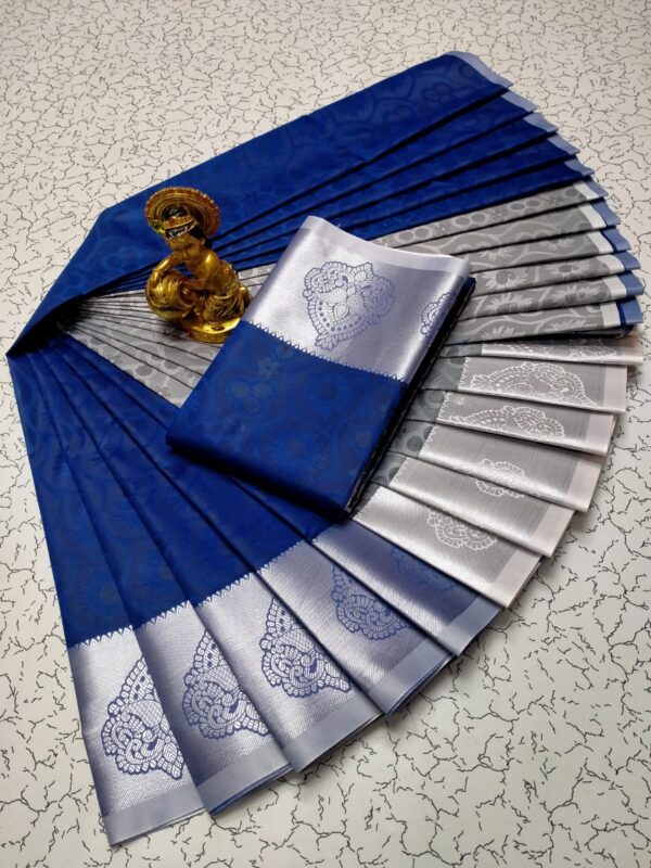 Art Silk Saree - Blue