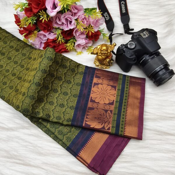 Art Silk Saree - Green