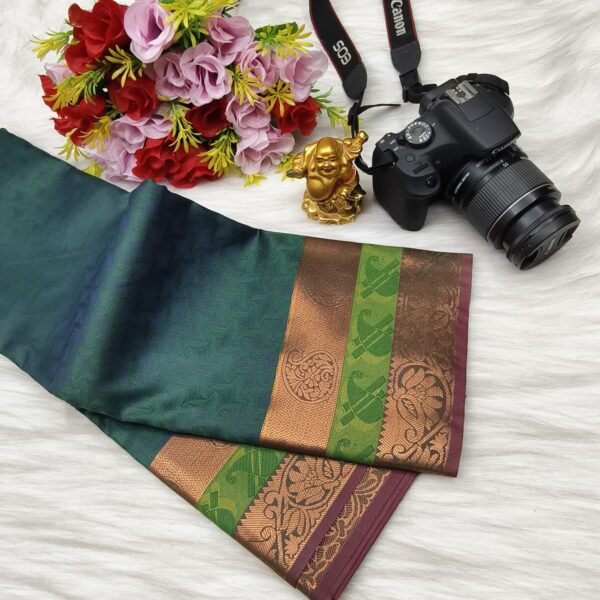 Art Silk Saree - Green