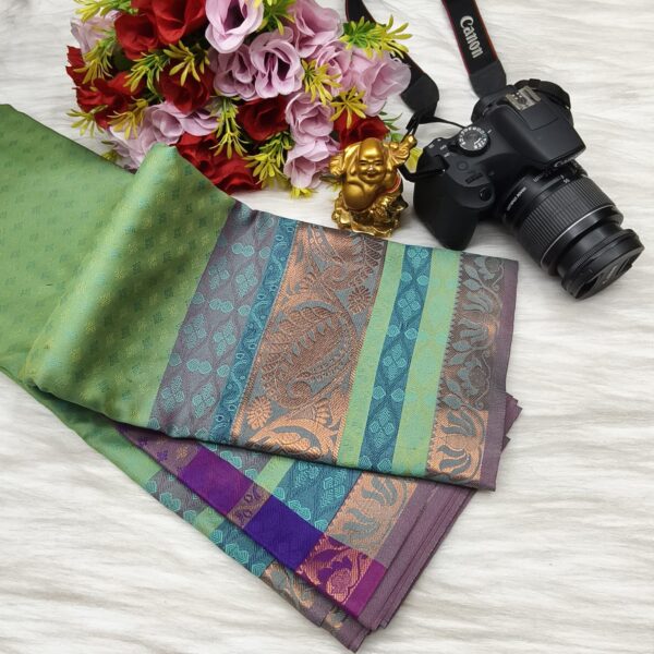 Art Silk Saree - Green