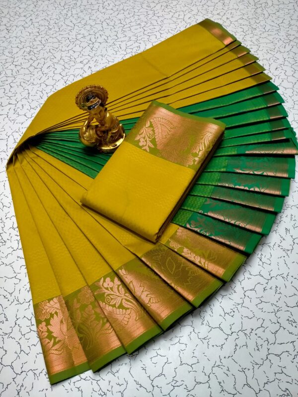 Art Silk Saree - Green