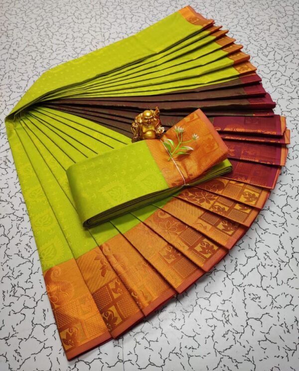 Art Silk Saree - Green