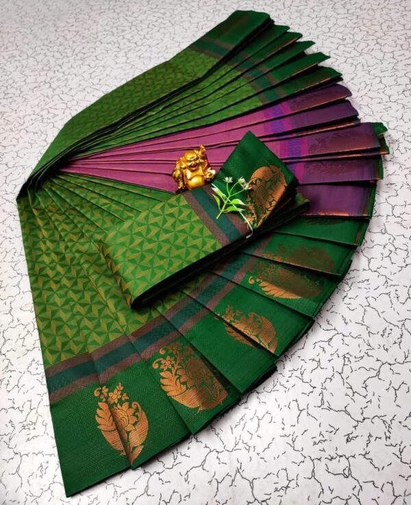 Art Silk Saree - Green