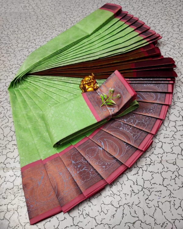 Art Silk Saree - Green