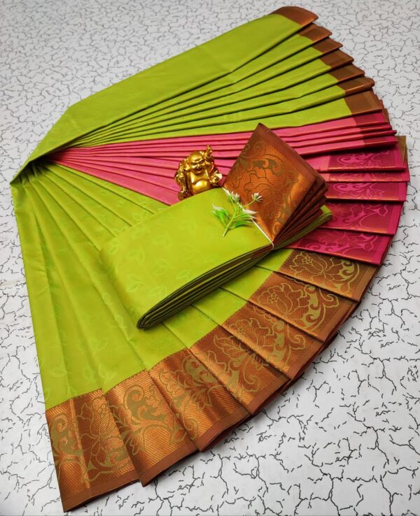 Art Silk Saree - Green