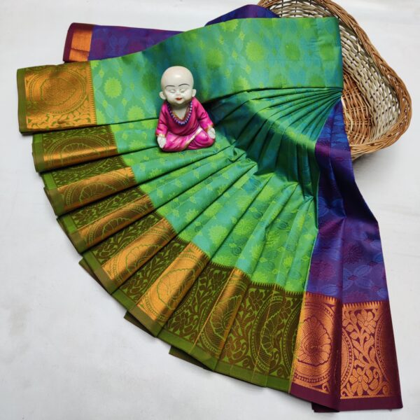 Art Silk Saree - Green