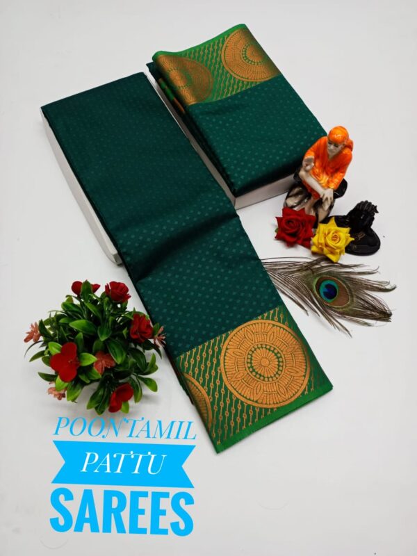 Art Silk Saree - Green