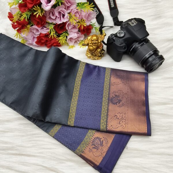 Art Silk Saree - Grey