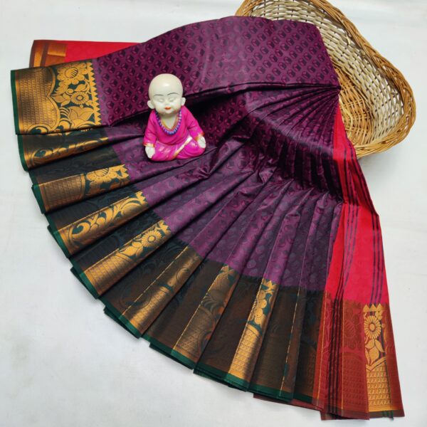 Art Silk Saree - Purple