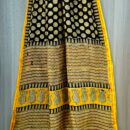 Chanderi Silk Saree - Hand Block Print