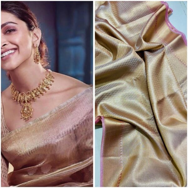 Pure Silk Saree - Beige