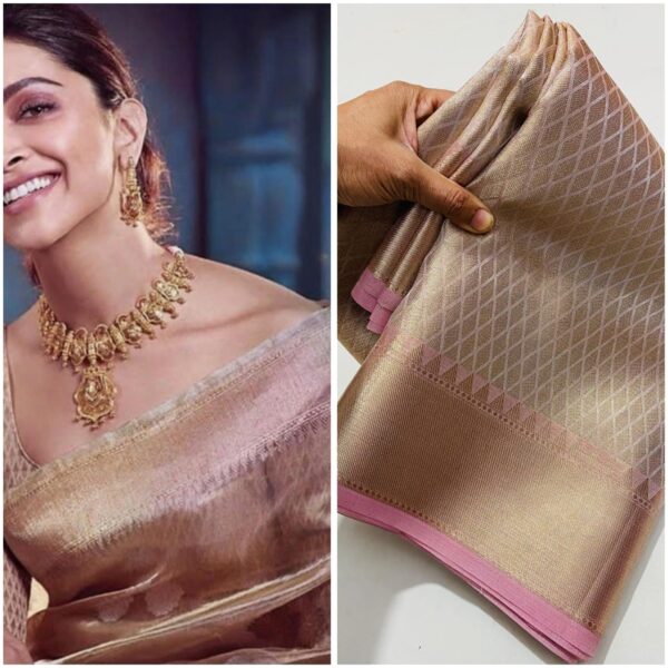 Pure Silk Saree - Beige