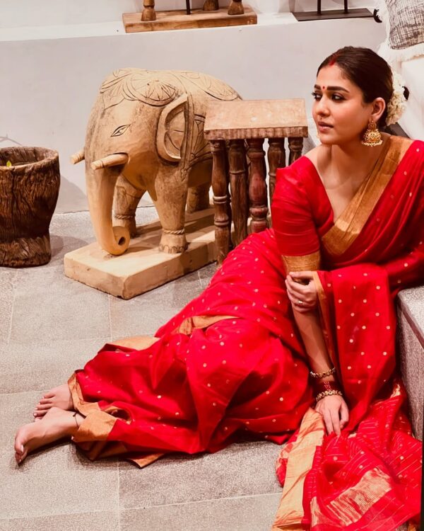 Pure Silk Saree - Red