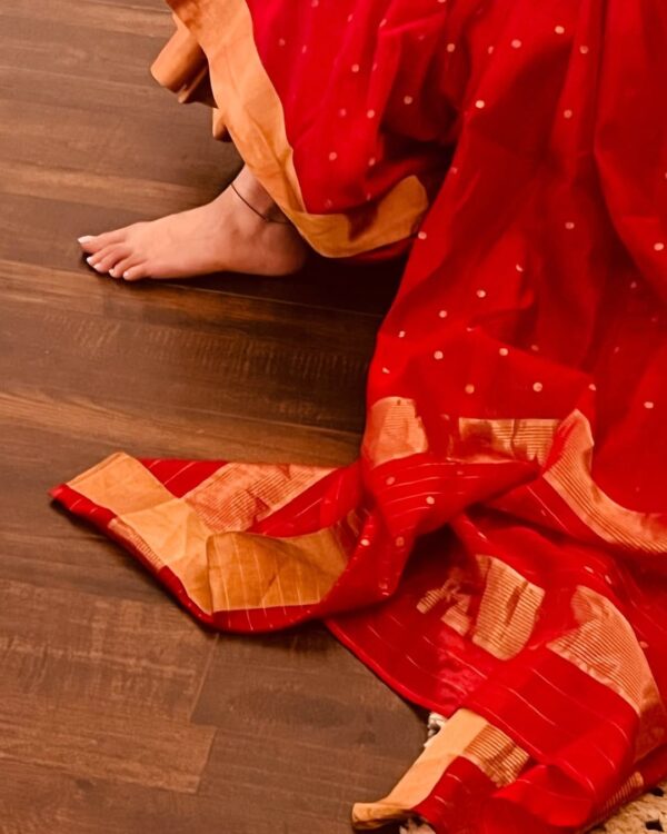 Pure Silk Saree - Red