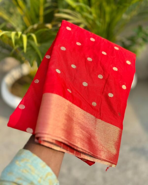 Pure Silk Saree - Red