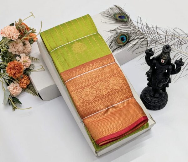 Pure Soft Silk Saree - Green