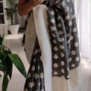 Handloom Ikkat Linen Saree