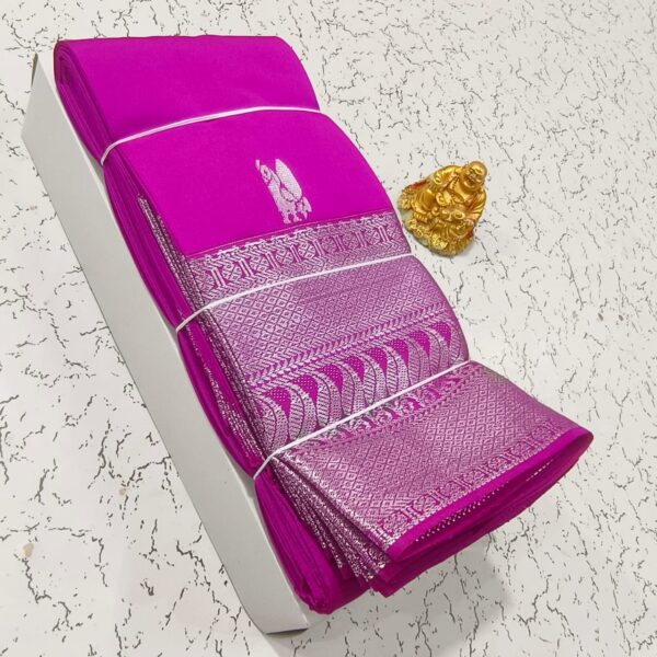 Kanjivaram Handloom Soft Silk Saree - Pink