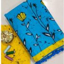 Pure Cotton Mulmul Saree
