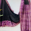 Chanderi Silk Saree - Hand Block Print