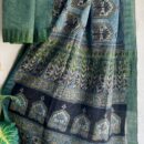 Cotton Silk Saree - Hand Block Print