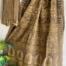 Cotton Silk Saree - Hand Block Print