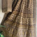 Cotton Silk Saree - Hand Block Print