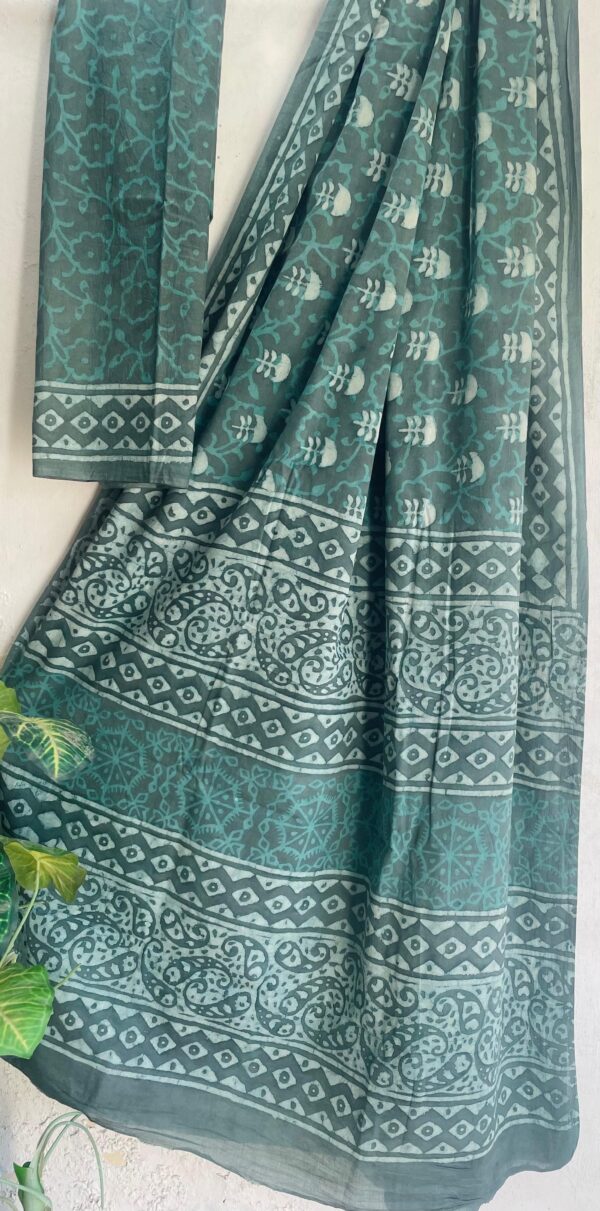 Jaipur Cotton Mulmul Saree