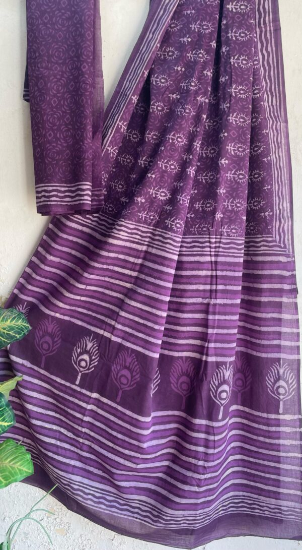 Jaipur Cotton Mulmul Saree