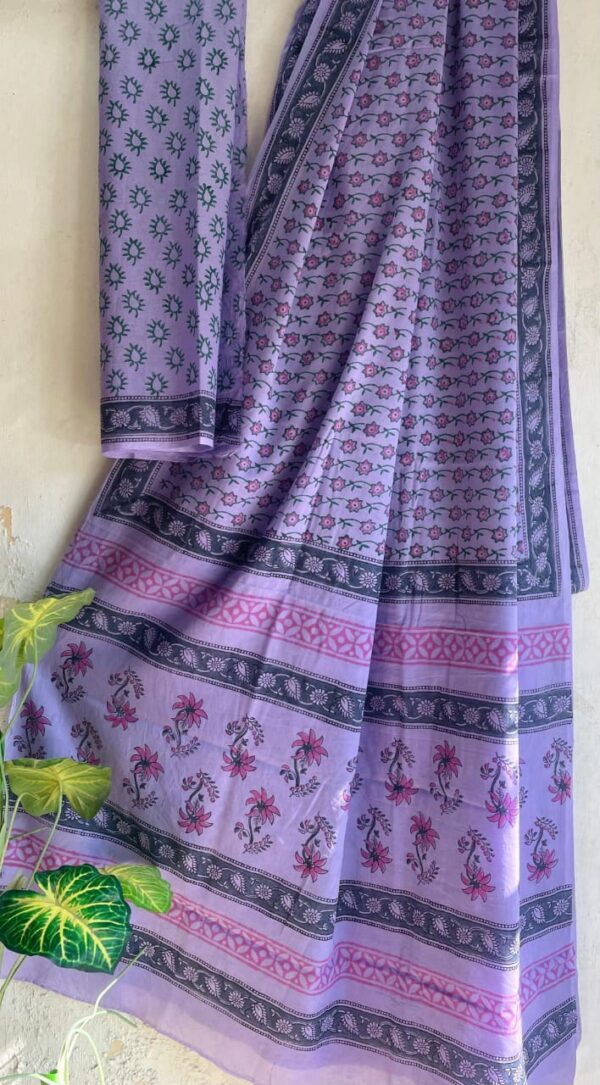 Jaipur Cotton Mulmul Saree