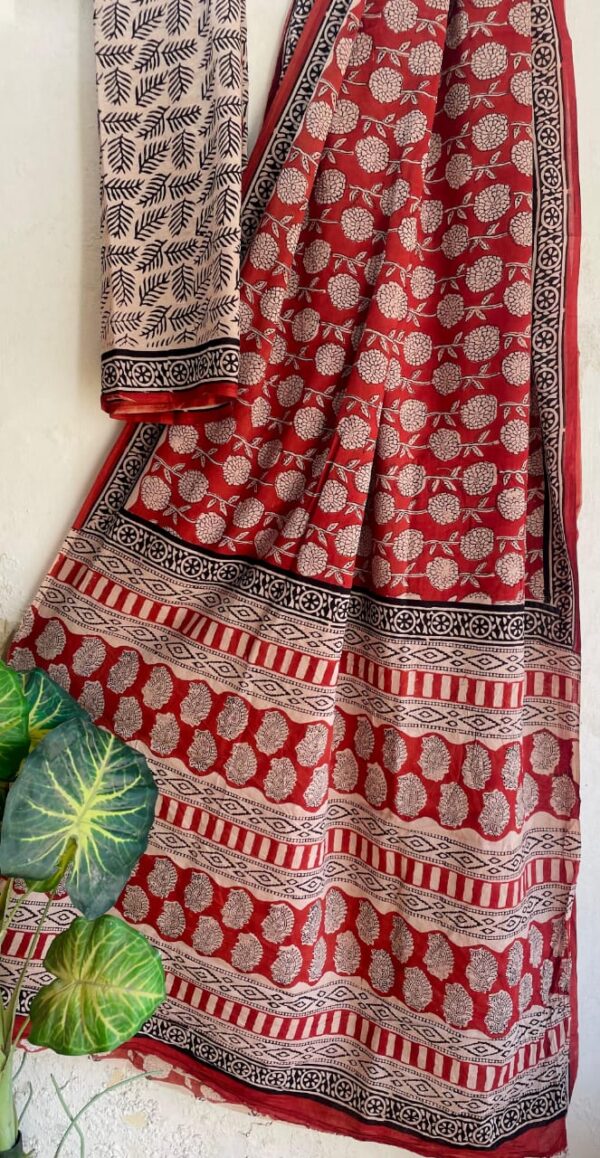 Jaipur Cotton Mulmul Saree