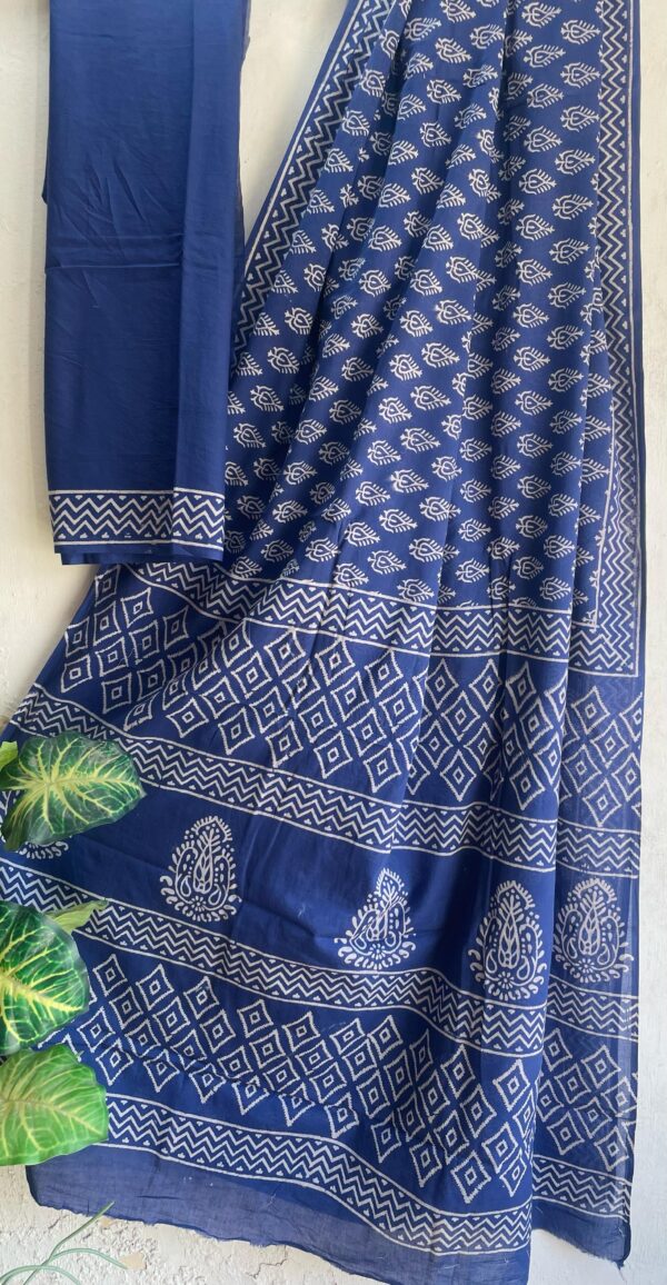 Jaipur Cotton Mulmul Saree