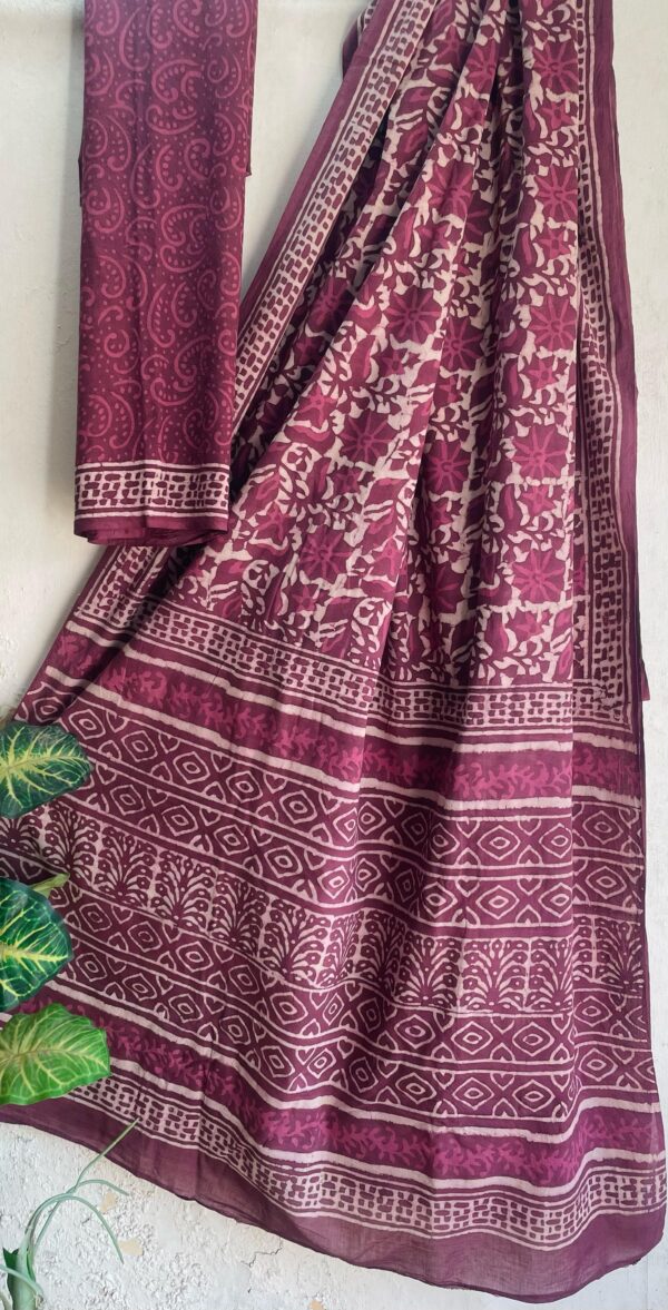 Jaipur Cotton Mulmul Saree