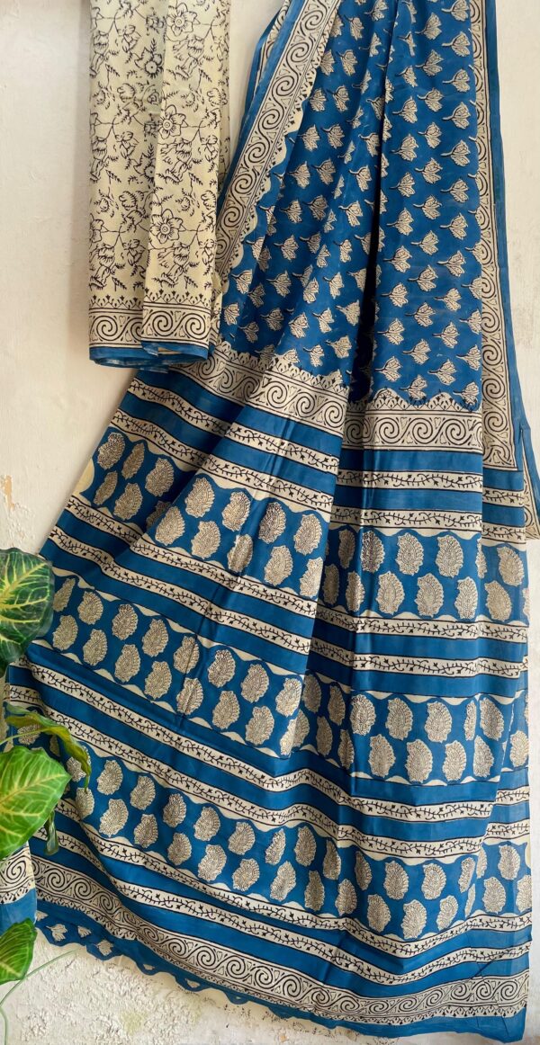 Jaipur Cotton Mulmul Saree