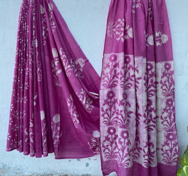 Jaipur Cotton Mulmul Saree