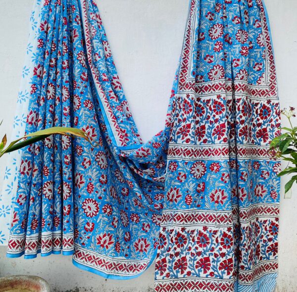 Jaipur Cotton Mulmul Saree