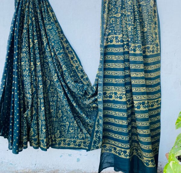 Jaipur Cotton Mulmul Saree