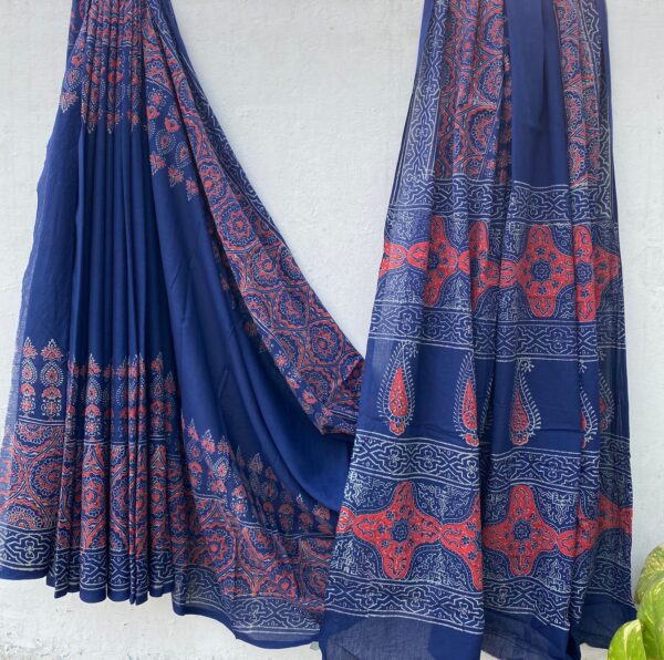 Jaipur Cotton Mulmul Saree