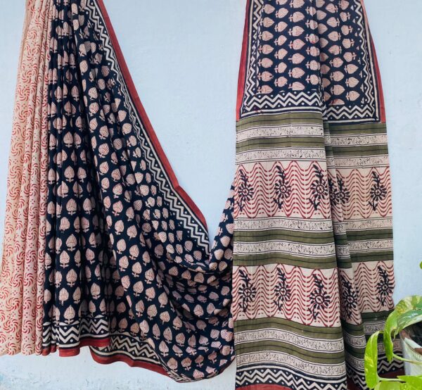 Jaipur Cotton Mulmul Saree