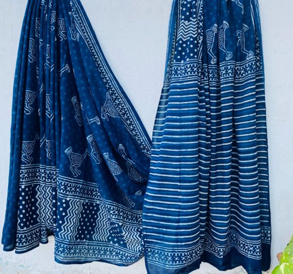 Jaipur Cotton Mulmul Saree