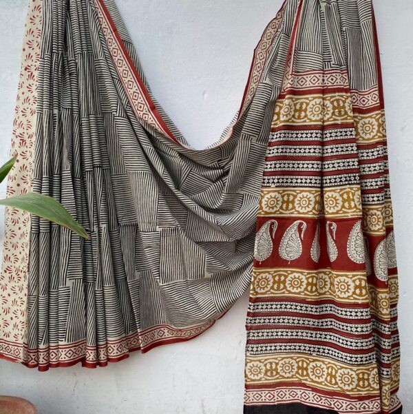 Jaipur Cotton Mulmul Saree