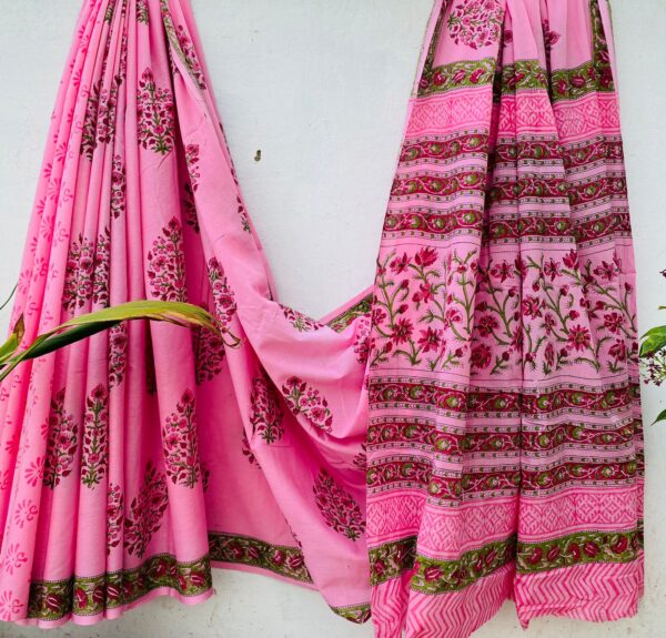 Jaipur Cotton Mulmul Saree